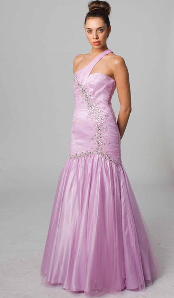 E407 MERMAID DREAM DRESS ORCHID