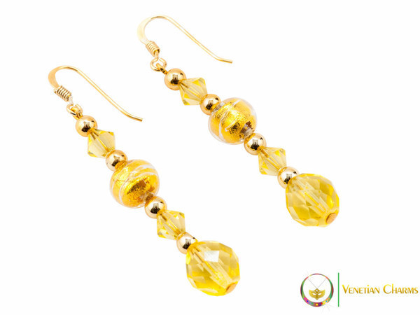 Perlage Earrings - Gold