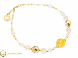 Perlage Necklace Set - Gold & Clear