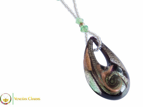 Teardrop Pendant - Black Teardrop Pendant - Black