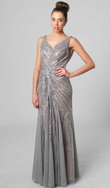 RC202 GLITTERY AND CHIC GLAMOUR GOWN DUSTY PINK