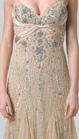 RC203 SASSY FIT & FLARE FORMAL GOWN PEACH
