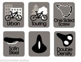 Bicycle Saddle Bicycle Seat Cycling Deluxe Unisex Padded Bicycle Seat