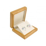 Maple Wooden Gift Box for Pendant or Drop Earrings