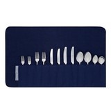 Town Talk Superior 12-Piece Silver Cutlery Storage Roll (26cm)