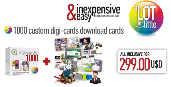 Digi-cards Download Cards 1000