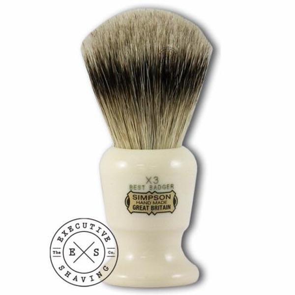 Simpsons Commodore X3 Best Badger Hair Shaving Brush