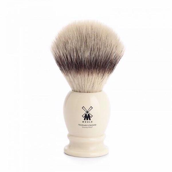 Muhle Ivory Synthetic Fibre Silvertip Shaving Brush (Large)