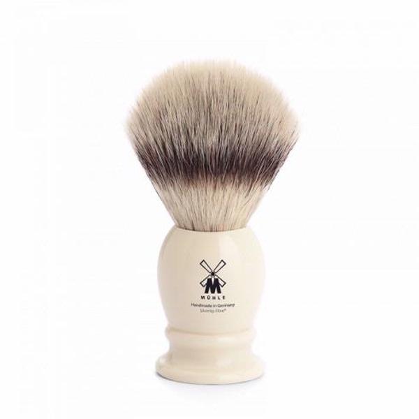 Muhle Ivory Synthetic Fibre Silvertip Shaving Brush (Medium)