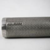 Vintage 1878 Sterling Silver Best Badger Travel Shaving Brush