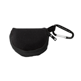 Retain-Itâ„¢ - Black Neoprene with Black Zipper and Carabiner