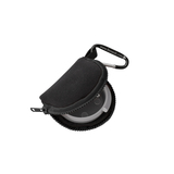 Retain-Itâ„¢ - Black Neoprene with Black Zipper and Carabiner