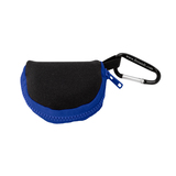 Retain-Itâ„¢ - Black Neoprene with Blue Zipper and Carabiner