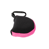 Retain-Itâ„¢ - Black Neoprene with Pink Zipper and Carabiner