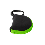 Retain-Itâ„¢ - Black Neoprene with Green Zipper and Carabiner