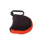 Retain-Itâ„¢ - Black Neoprene with Orange Zipper and Carabiner