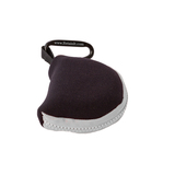 Retain-Itâ„¢ - Black Neoprene with White Zipper and Carabiner