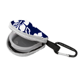 Retain-Itâ„¢ - Hawaiian Print Neoprene with White Zipper and Carabiner