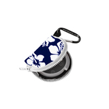 Retain-Itâ„¢ - Hawaiian Print Neoprene with White Zipper and Carabiner