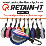 Retain-Itâ„¢ - USA Flag Print Neoprene with Blue Zipper and Carabiner