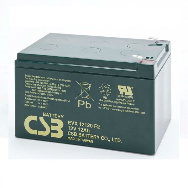 CSB EVX12120 F2 VRLA Battery