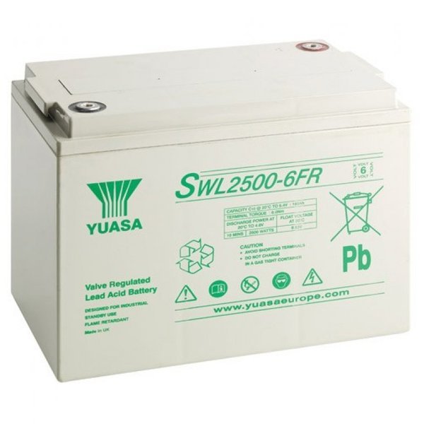 Yuasa SWL2500-6FR VRLA Battery