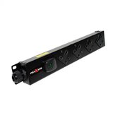 5 way vertical Slimline PDU - 13A outlets with 3m lead c/w 13A (UK) Plug