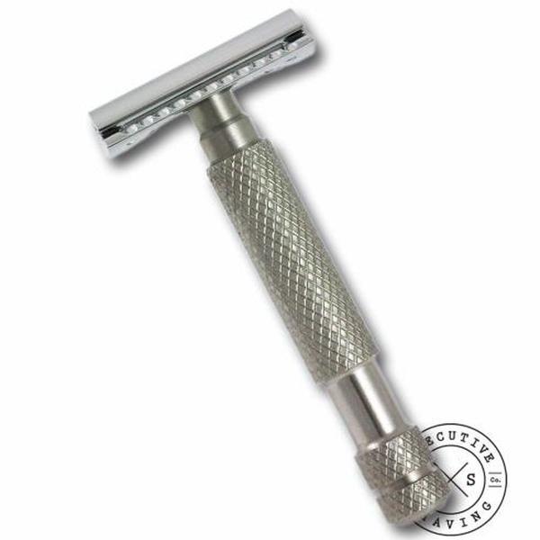 Executive Shaving Company Mild Stainless Steel Handle Safety Razor