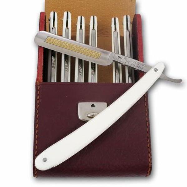 Vintage 'Tennis' Solingen 7 Day Straight Razor Set