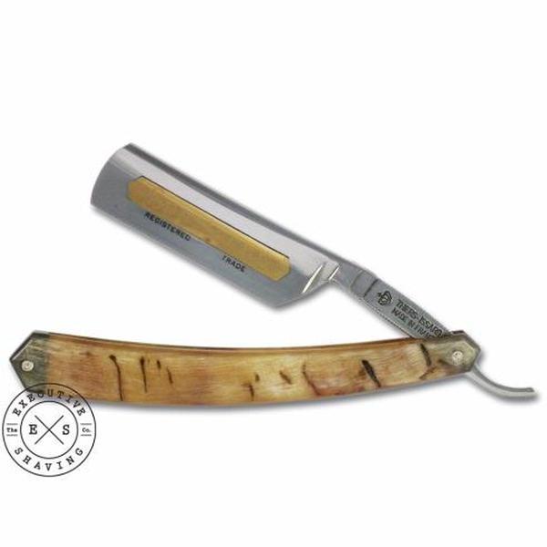 Thiers Issard Spartacus 6/8 Rams Horn Cut Throat Razor