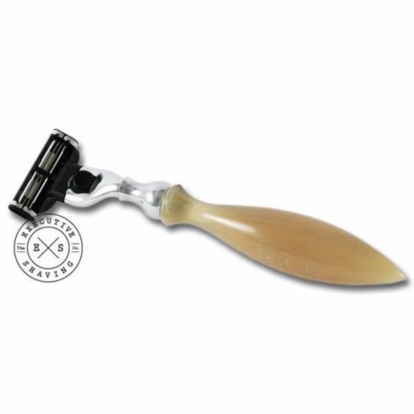Parker 50M Real Cow Horn Mach3 Razor