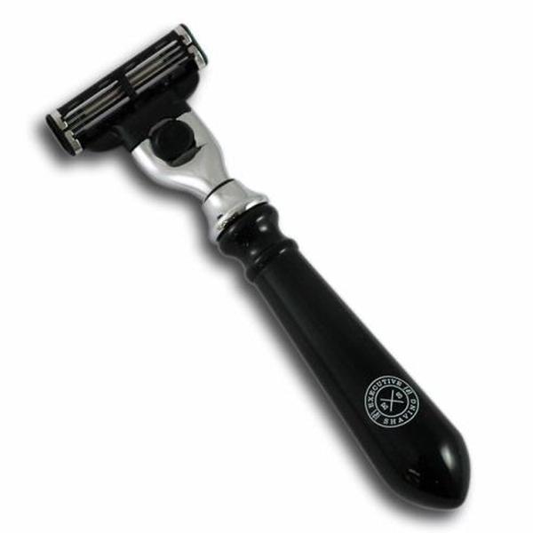 Executive Shaving Mach3 Razor with Black Handle
