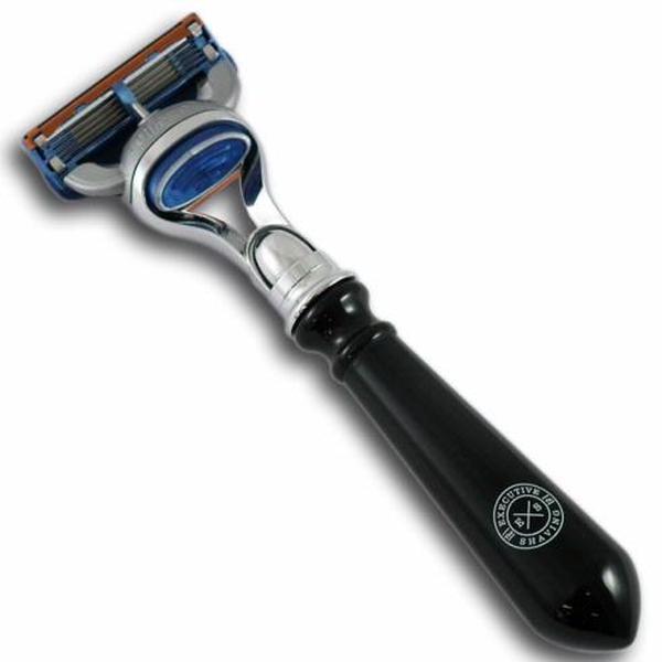 Executive Shaving Fusion Razor with Black Handle