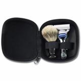 Executive Shaving Fusion Travel Shaving Set In Black