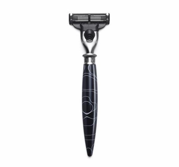 Dalvey Mach3 Artisan Razor with Black Handle