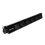 5 way vertical Slimline PDU L/H - 13A outlets with 3m lead c/w IEC C14 Plug