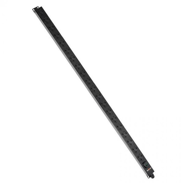 20 way vertical Slimline PDU R/H - 13A outlets with 3m lead c/w IEC C14 Plug