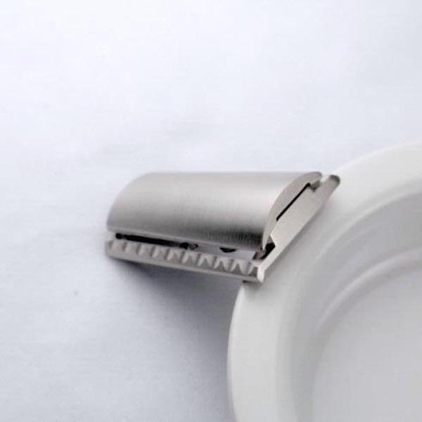 Above the Tie S1 Stainless Steel Slant Safety Razor Head