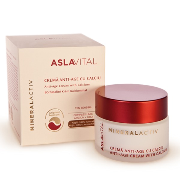 Aslavital MineralActiv â€“  Anti-age cream with Calcium 45+