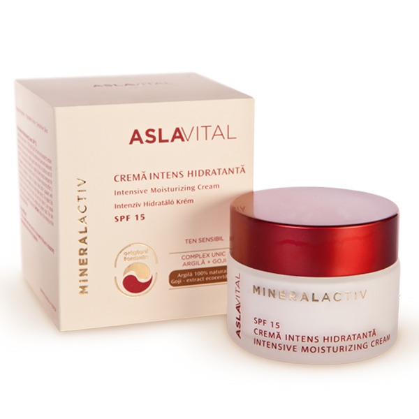 Aslavital MineralActiv â€“  Intensive moisturising cream SPF 15