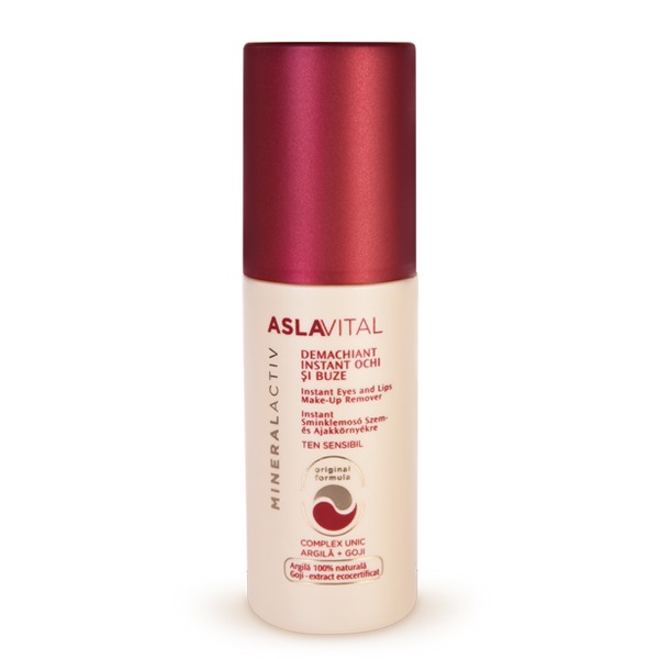 Aslavital MineralActiv â€“ Instant eyes and lips make-up remover