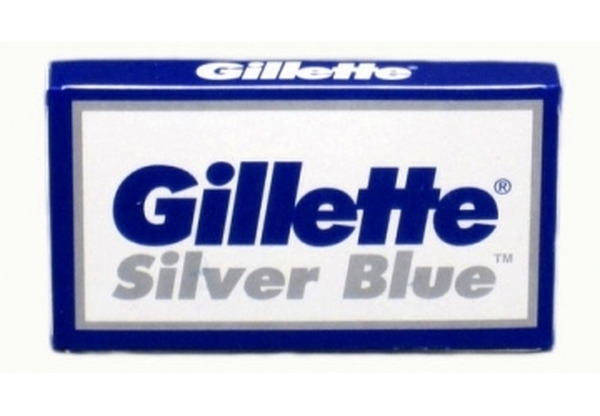 Gillette Silver Blue Safety Razor Blades (x5)