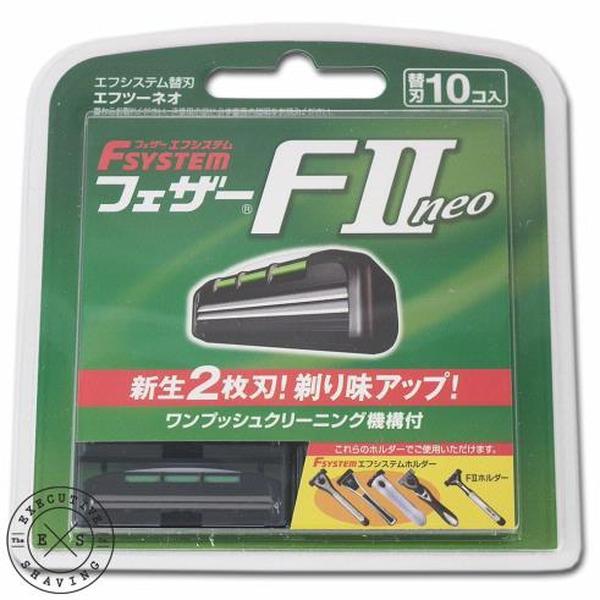 Feather FII Neo Cartridge Razor Replacement Blades (x10)