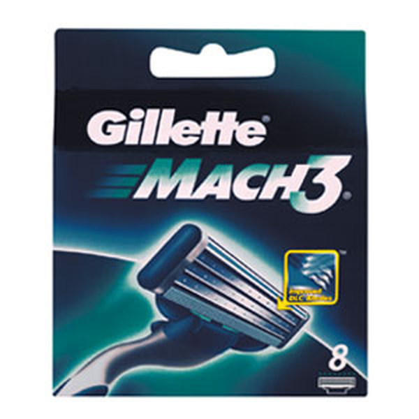 Gillette Mach3 Razor Blade Cartridges (x8)