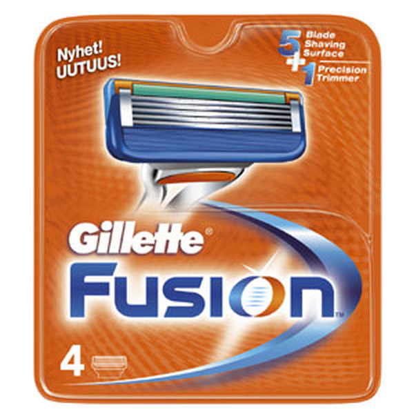 Gillette Fusion Manual Blade Cartridges (x4)