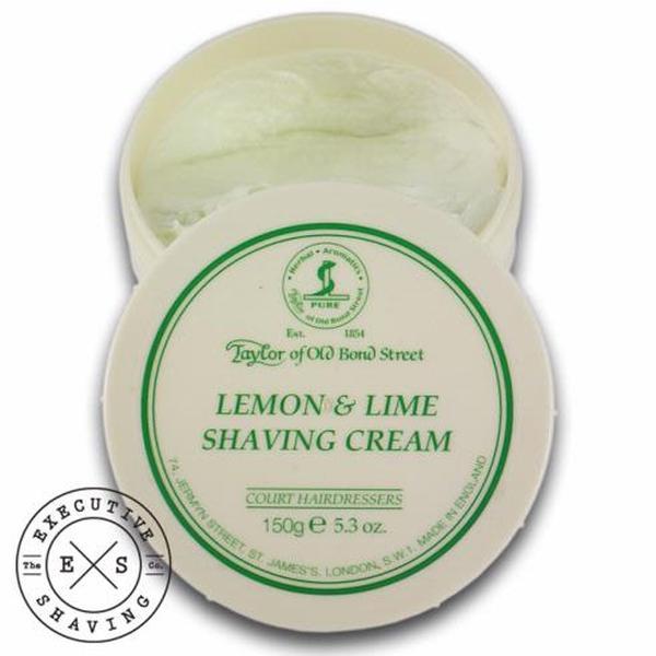 Taylor of Old Bond Street Lemon and Lime Shaving Cream (150g)