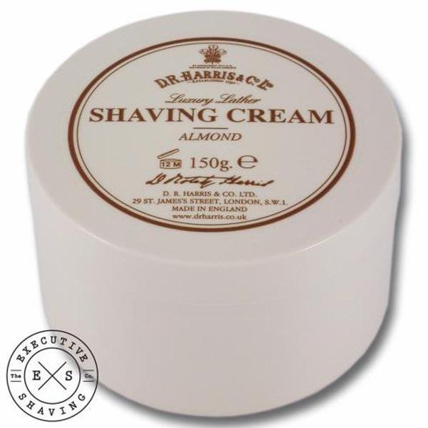 D R Harris Shaving Cream in Almond (150g)