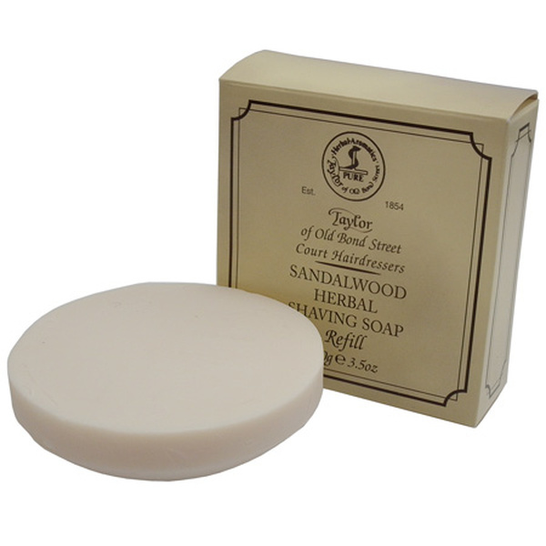 Taylor of Old Bond Street Sandalwood Shaving Soap Refill (100g)