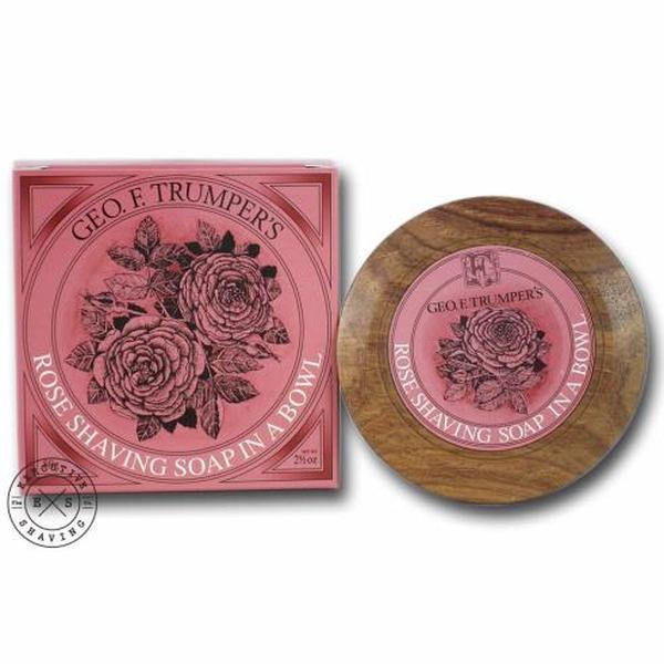 Geo F Trumper Rose Shaving Soap Bowl (80g)