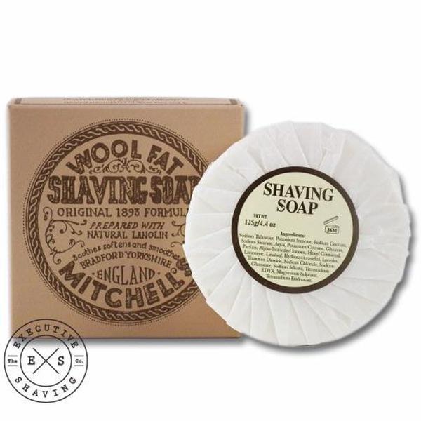 Mitchells Wool Fat Shaving Soap Refill (125g)